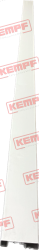 Preview: 98672 Planenlatten-/Anfahrschutzprofil  100x25  mit Verstärkung eloxiert